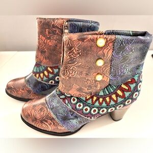 No Name Colourful Ankles Boots